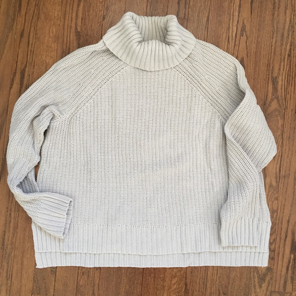 Cream turtle neck sweater
